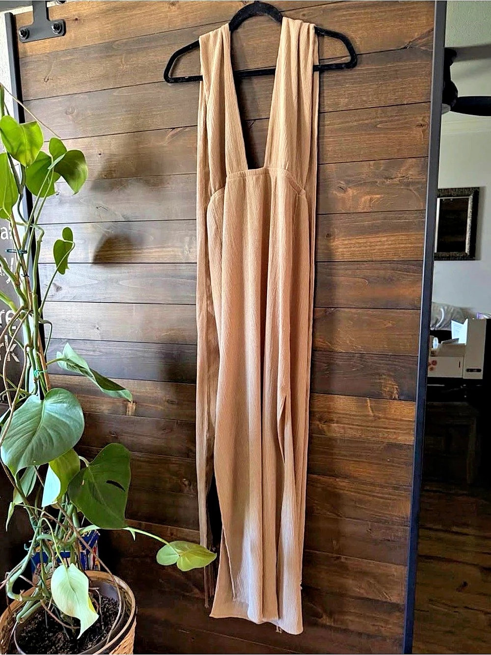 Women's Brown Maxi Dress